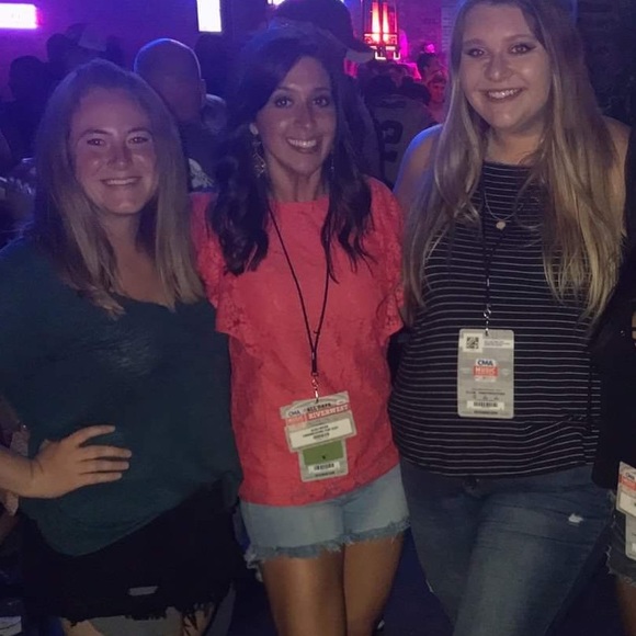 Merona Lace Top in Melon Color - Picture 7 of 7